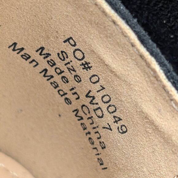 Journee Collection Sanzi Ankle Boots Women's Round Toe Black Size US7D EU37.5 - Picture 7 of 11